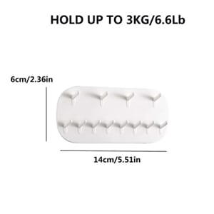 Smykkeholder vegg hvit