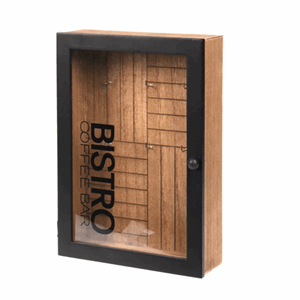 Nøkkelskap tre natur 20x27x6cm