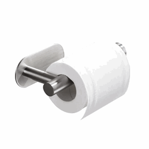 Toalettrullholder til vegg selvklebende rustfri