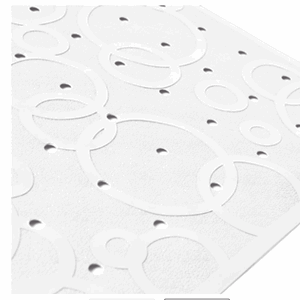 Badematte 55x55cm firkantet badekarmatte dusjmatte