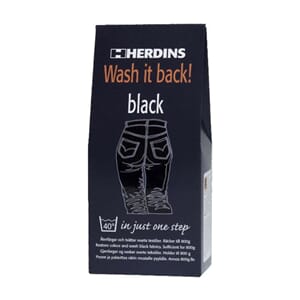 Tekstilfarge svart/sort intense