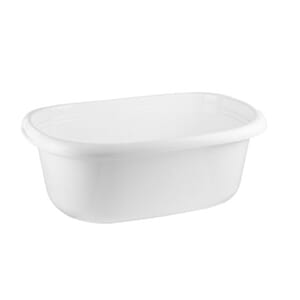 Balje i plast oval 40liter hvit babybad