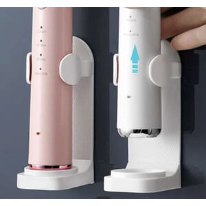 El.tannbørste holder hvit