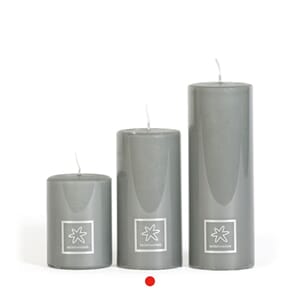 Kubbelys 7x15cm grey grå