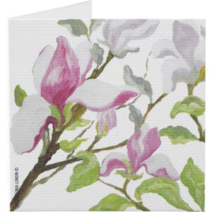 Kort til gaver blomster 6x6cm