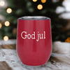 Julekopp thermo dyp rød God jul krus u/hank gavetilhan