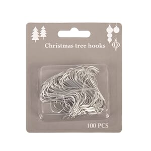 Kroker til julekuler metall 100stk