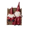 Figur julenisser Elmer & Max gyngestol 9,1cm