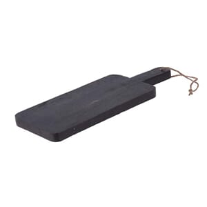 Skjærebrett sort treverk 40x15cm