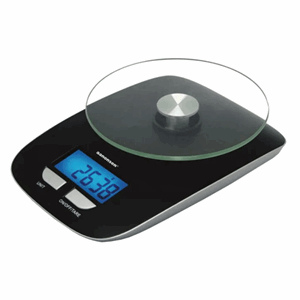 Kjøkkenvekt digital 5kg bakevekt sort