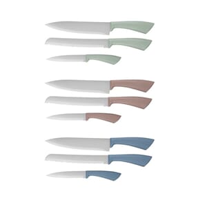 Kniv knivsett 3st i sett kjøkkenkniver ass farger