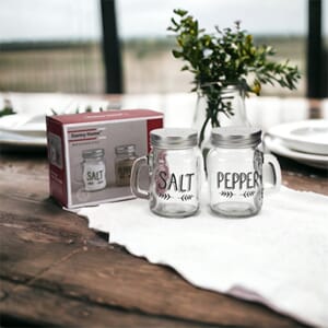 Salt og pepper bøsse sett