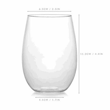 Vinglass uknuselig 450ml 1stk
