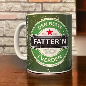 Kopp den beste fattern beer grønn kosekopp