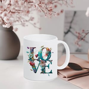 Krus love fine farger 350ml