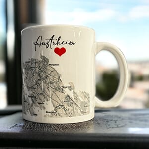 Krus Austrheim lokal kart 350ml kopp