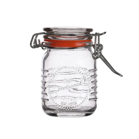 Glasskrukke 70ml med lokk fast