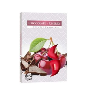 Duftelys med cherry og sjokolade duft telys
