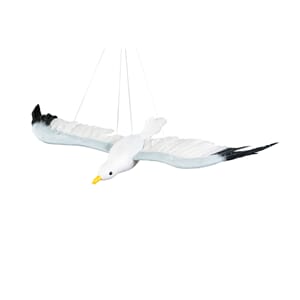 Figur fugl måke som flyr 33x64x14cm maritim
