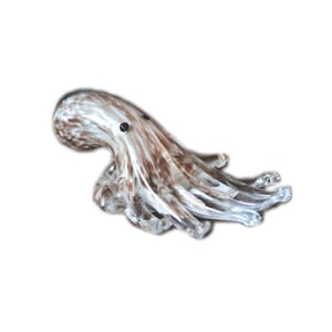 Figur blekksprut glass maritimt 16cm