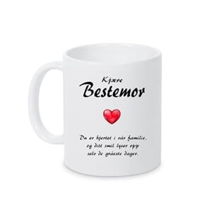 Kopp kjære Bestemor kosekopp
