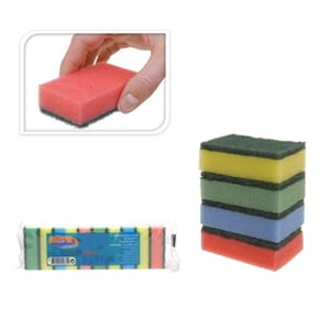 Skurepad til gryter gryteskrubb 10pk svamp