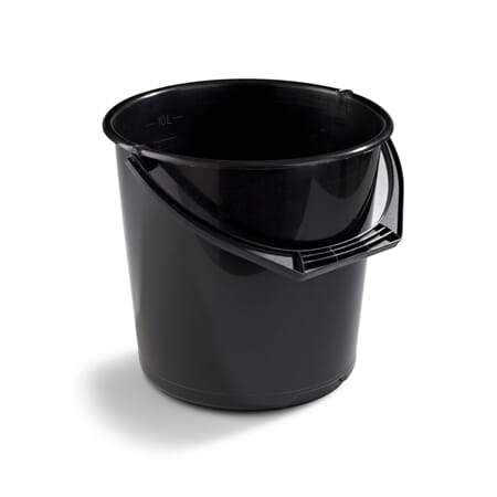 Bøtte 10liter sort