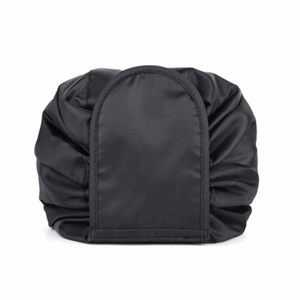 Toalettmappe sort drawstring reiseveske