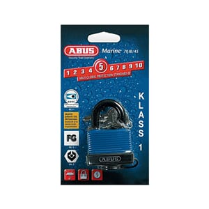 Hengelås abus marine/pvc