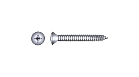 Plateskrue A4 DIN 7983, 5,5 x 16 mm, 6 stk