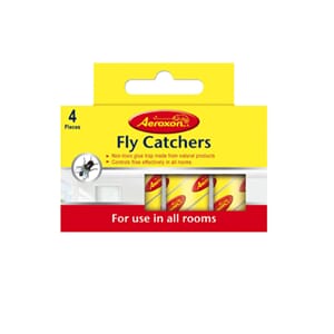 Fluepapir i spiral 4stk ass