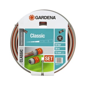 Hageslange 1/2" med koblinger 20 meter