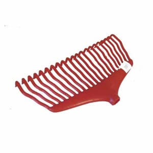 Rive plenrivehode i rød plast 21tenner