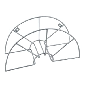 Slangeoppheng for 60meter slange 1/2 hvit metall