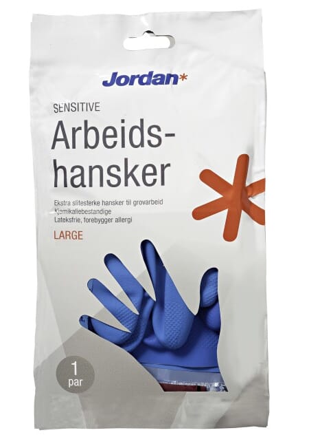 Hanske sensitiv large Jordan arbeids hanske 1par