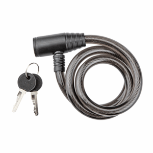 Sykkellås med wire & nøkkel