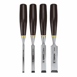 Huggjernsett i 4deler 6-12-18-24mm gavetilhan