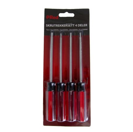 Skrujernsett torx 4 deler