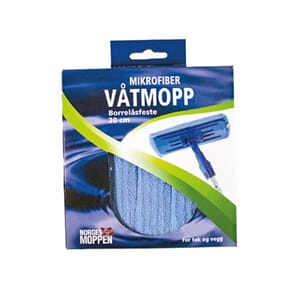 Mopp borrelås microfiber 30cm Norgesmoppen