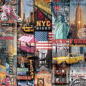 Kontaktpapir Folie 45cm x 2m New York manhatten