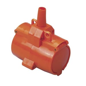 Støpsel 2veis med jord lokk IP44