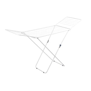 Tørkestativ hvit med vinger klesstativ  MÅ hentes!