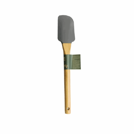 Slikkepott i silikon 24,5cm bambus
