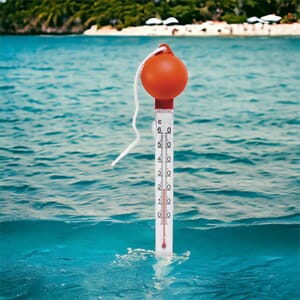 Termometer badetermometer med sprit stort dupp basseng