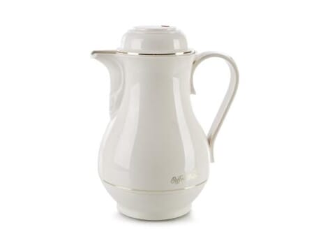 Kaffekanne stor rotpunkt 1l butler hvit