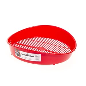 Bærrenser 45x33cm plast rød sylte oval