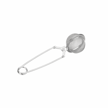 Teegg i metall med håndtak