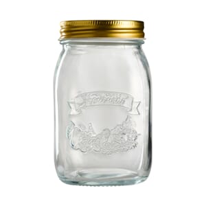 Glass krukke 0,5liter syltetøy 500ml sylting vrilokk