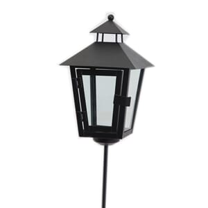 Gravlykt på pinn sort enkel