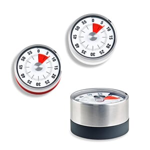 Eggetimer mekanisk kjøkken ade sort rund